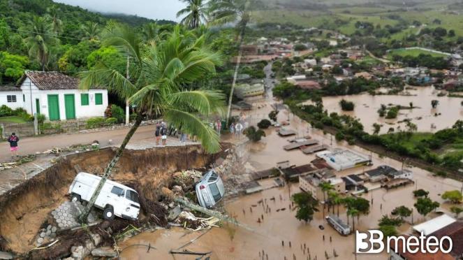 Alluvione nel sud del Brasile. Immagine di repertorio