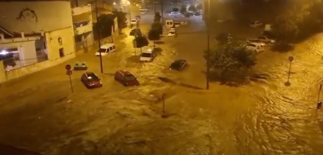 Cronaca Meteo Spagna - Piogge torrenziali e inondazioni nella regione di Murcia, i VIDEO