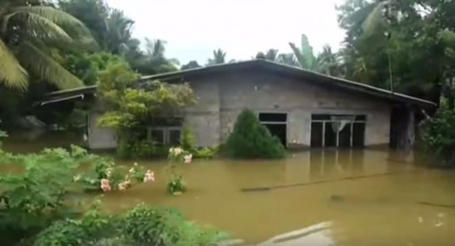 Alluvione nello Sri Lanka (Foto di askanews.it)