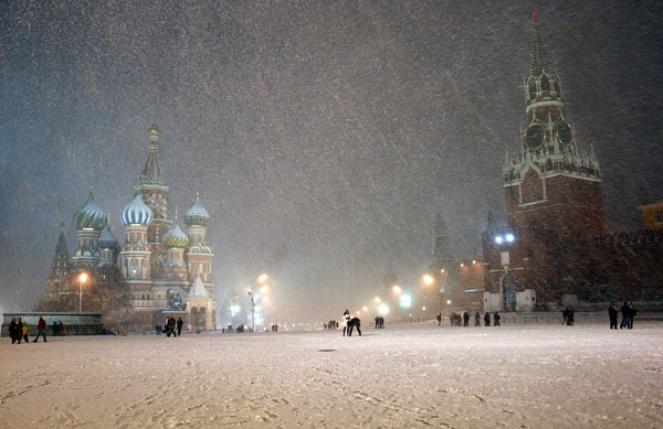 Ancora neve a Mosca, immagine di repertorio