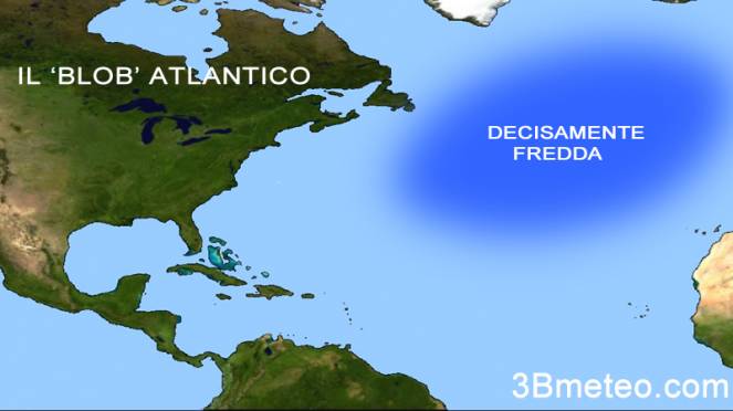 anomalie fredde in Atlantico