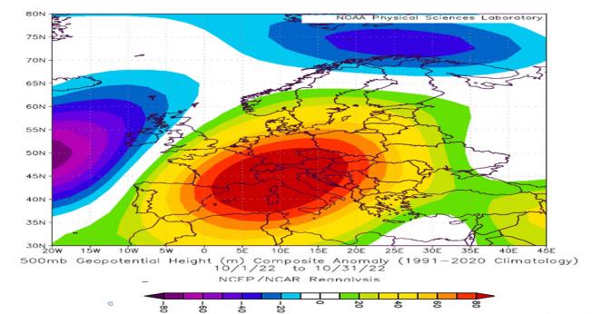 Meteo. Ottobre anomalo in Europa, ultime indicazioni sul mese di novembre