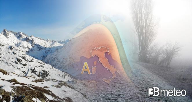 Anticiclone di Capodanno con sole in montagna e nebbie fredde sui litorali e nelle valli