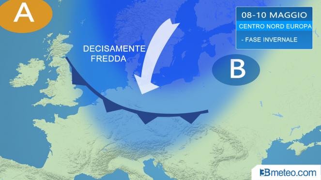 aria fredda in Europa nei prossimi giorni