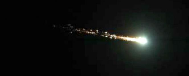 Asteroide caduto a inizio febbraio al largo del Brasile