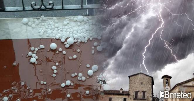 Avviso Nord Italia: in arrivo forti temporali, anche con grandine