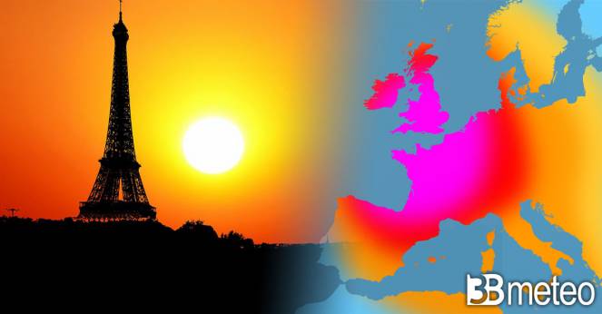 Caldo intenso, ora tocca alla Francia e al Regno Unito, Parigi e Londra rischiano i 40°C