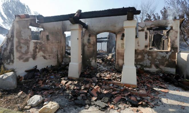 Case distrutte dagli incendi