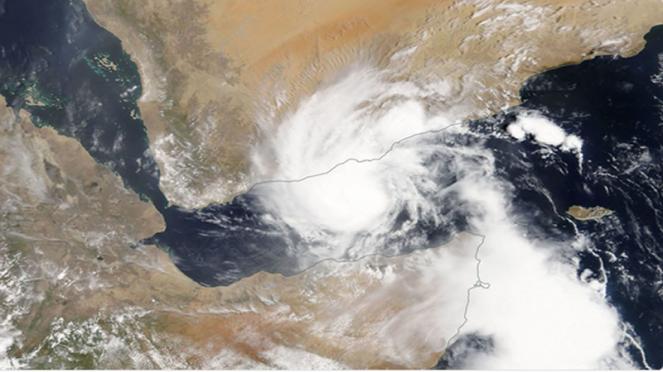 ciclone tropicale Sagar sul Golfo di Aden