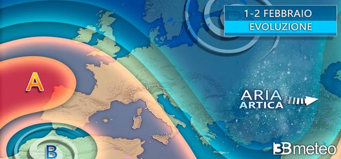 Prossimi giorni Italia contesa dall anticiclone e da residui afflussi freddi dall Est Europa