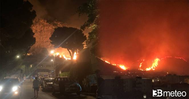 Cronaca - Grave incendio a Palermo nella notte