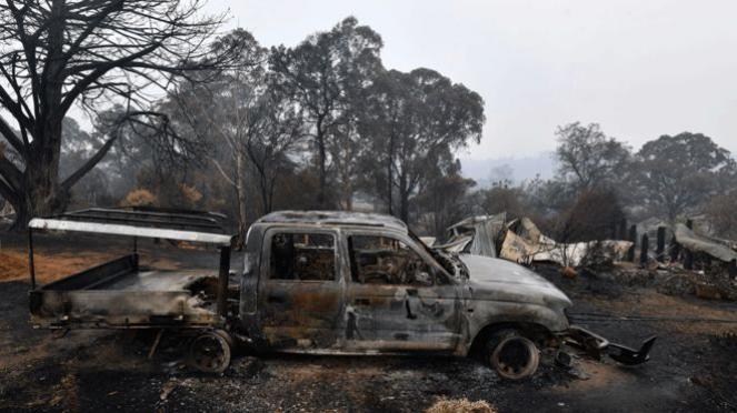 Danni causati dagli incendi nel Nuovo Galles del Sud (Fonte immagine: bbc.com)