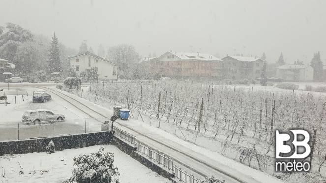 Debole neve a quote basse in arrivo sul Piemonte