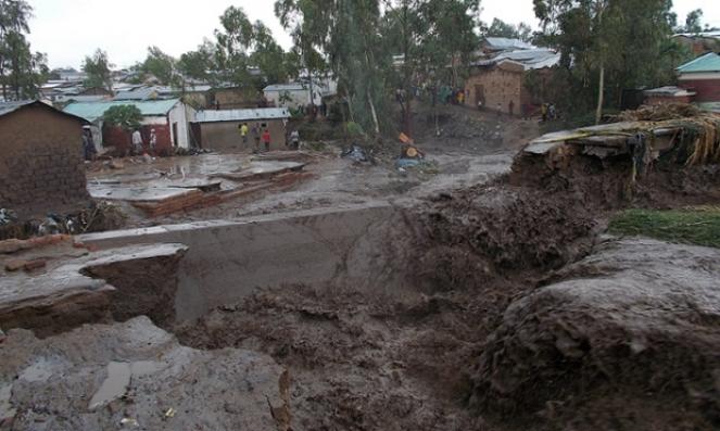  Distruzione causata dalle inondazioni nella periferia di Blantyre