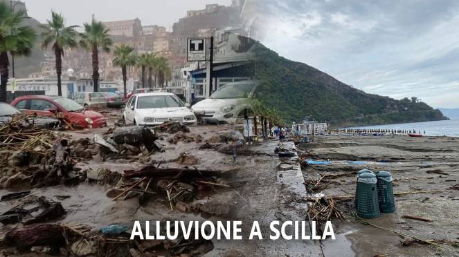Drammatica alluvione a Scilla (Reggio Calabria)