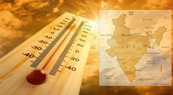 Eccezionale ondata di caldo in India
