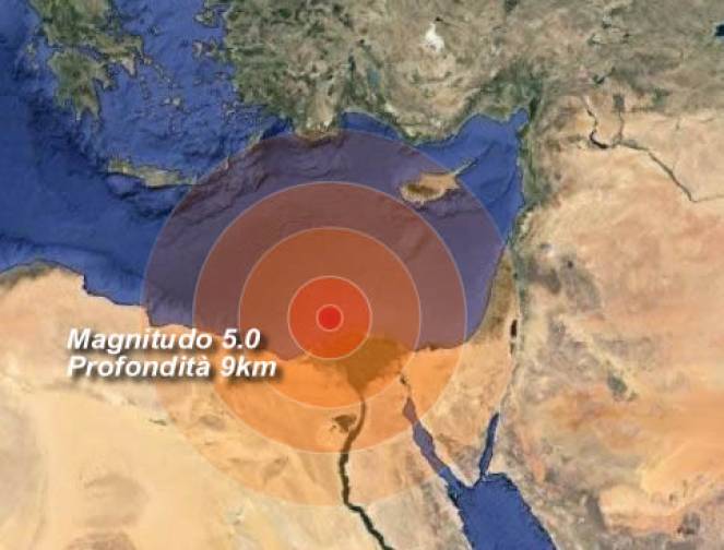 Egitto forte terremoto nessun danno