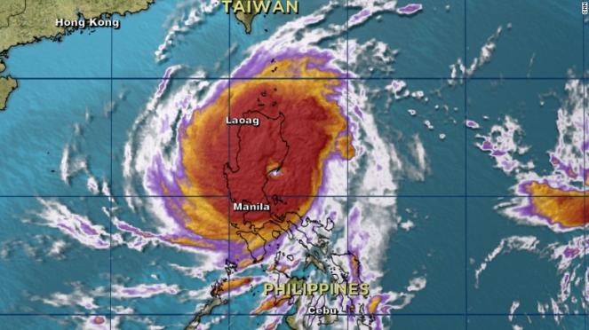 Emergenza elle Filippine settentrionali per il Tifone Koppu