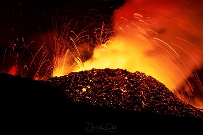 Eruzione dell'Etna. Foto di Davide Caliò