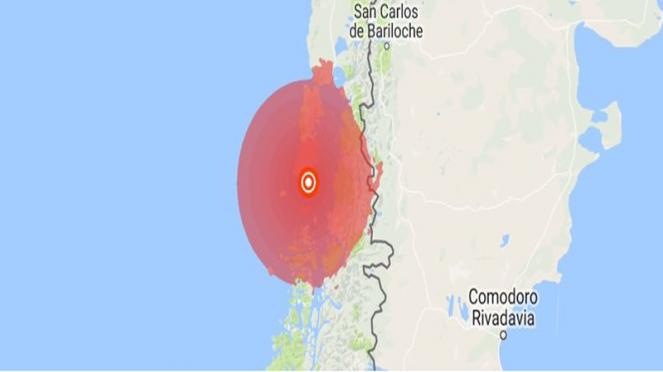 forte scossa di terremoto in Cile di magnitudo 7.7