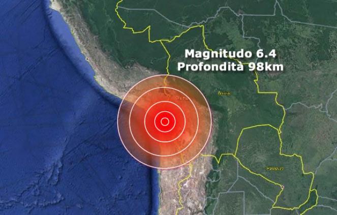 Forte terremoto di magnitudo 6.4 in Cile