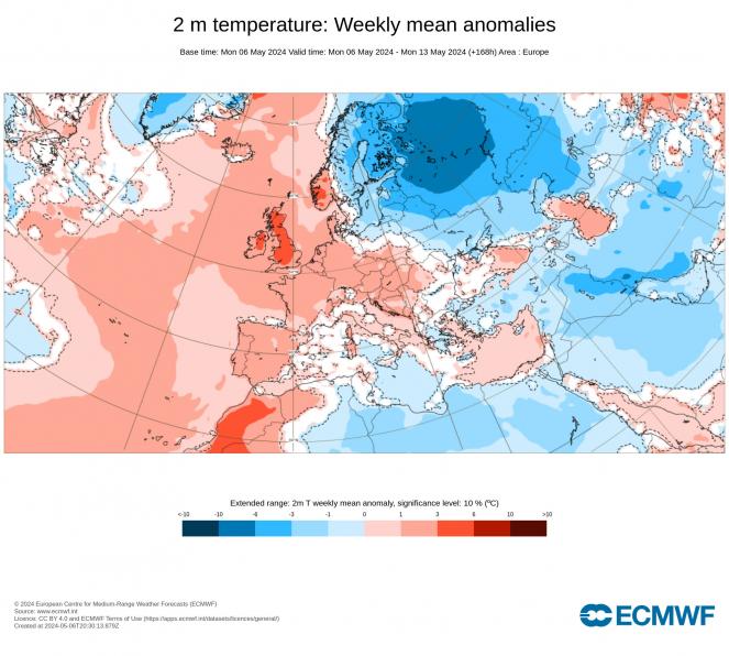 Meteo. Il 'blob' freddo prosegue in Scandinavia, altri 7 giorni di freddo anomalo