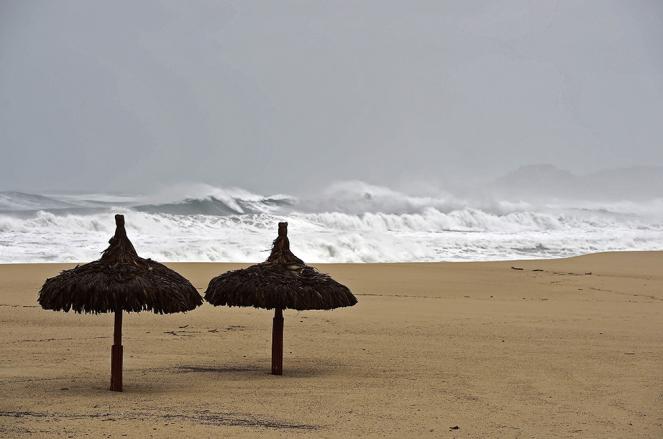 Gli effetti di Odile a San Jose del Cabo, Bahia California (fonte: Ronaldo Schemidt/AFP/Getty Images)