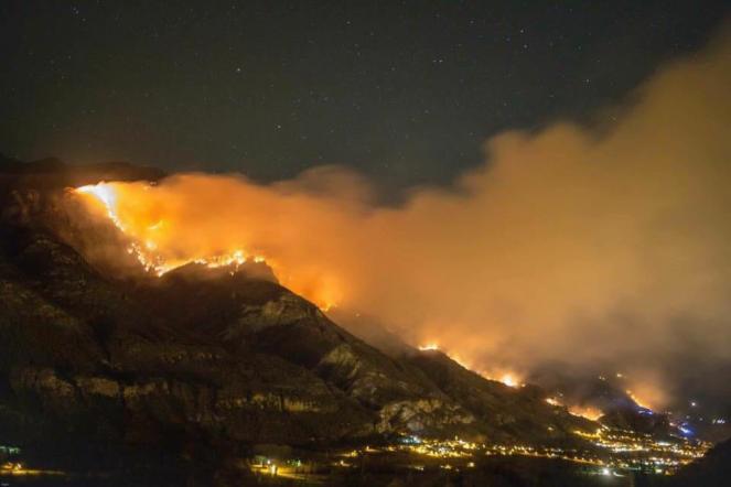 Gli incendi non danno tregua nel Piemonte occidentale (immagine di Gisella Lupo)