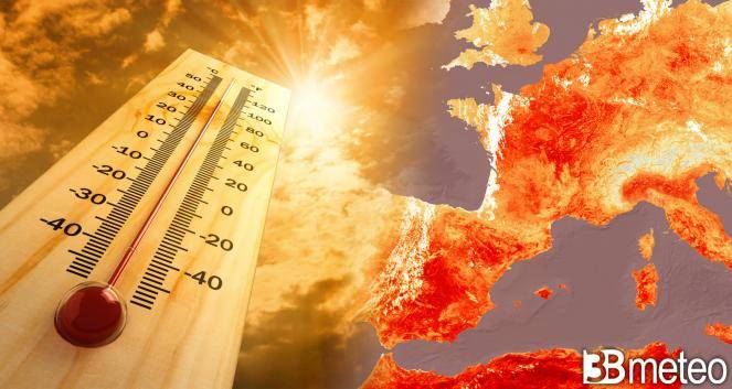 Gran caldo in arrivo su parte d'Europa