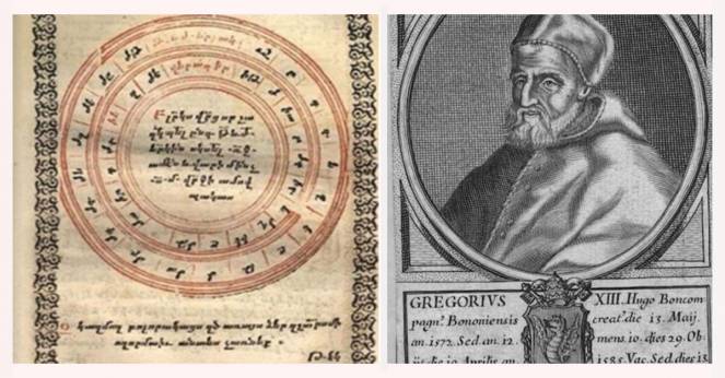 Il calendario Gregoriano entrato in vigore il 15 ottobre 1582 