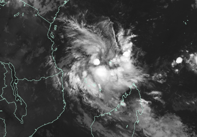 Cronaca meteo. Oceano Indiano. Il ciclone tropicale Hidaya punta l'Africa orientale. Landfall sabato in Tanzania