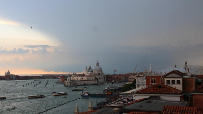Il temporale in arrivo a Venezia