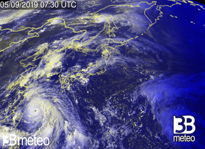 Il tifone visto dai nostri satelliti