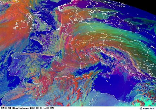 Immagine da satellite. Fonte EUMETSAT