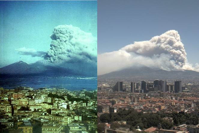 Immenso incendio nel Vesuvio, sembra l'eruzione del 1944