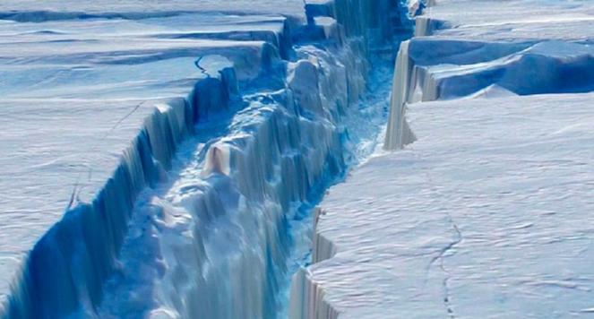 Imminente il distacco di un iceberg di 4000km quadrati, il più grande mai registrato