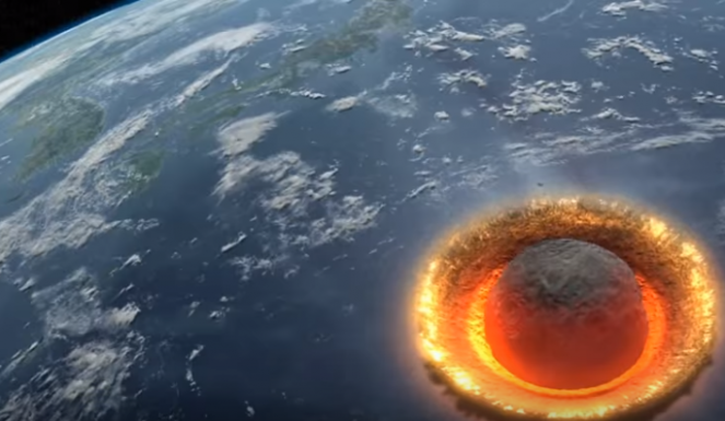 Impatto di un grosso asteroide
