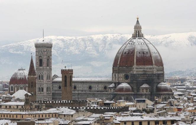 In arrivo la neve a Firenze (foto di repertorio)