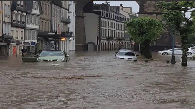 inondazioni in Bretagna