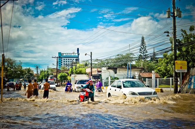 Inondazioni in Indonesia (Immagine di archivio)