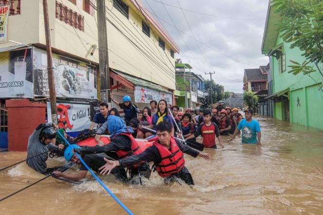 Inondazioni in Indonesia in un'immagine di archivio (Fonte: nytimes.com)