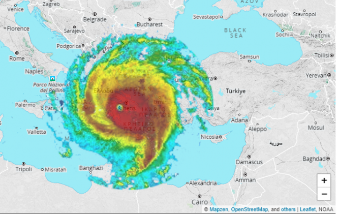 Irma sulla Grecia