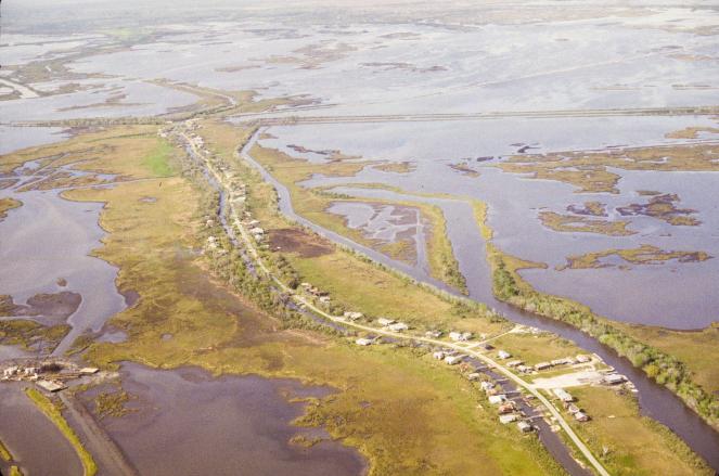 Isola di Jean Charles Louisiana, in 50 anni ha perso il 98% della sua superficie a causa dell'innalzamento marino