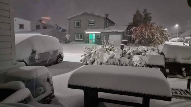 Cronaca meteo. Irrompe l'inverno nel nord della Scandinavia, neve record nel nord della Svezia - Foto e Video