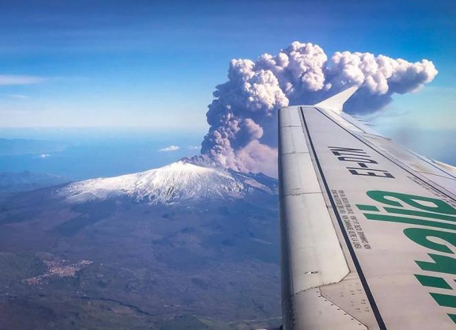 L'eruzione dell'Etna (Foto di Giuseppe Aliano)