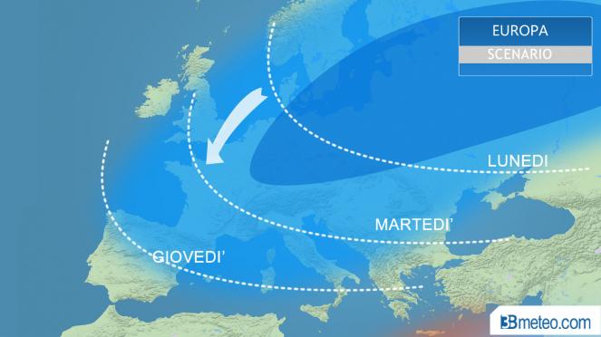 l'inverno riappare in Europa in settimana