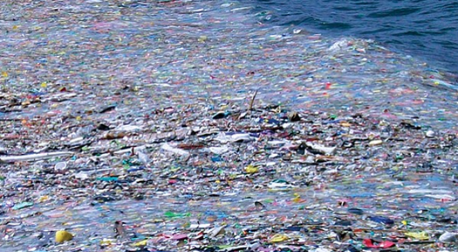 L'isola di spazzatura nel Pacifico