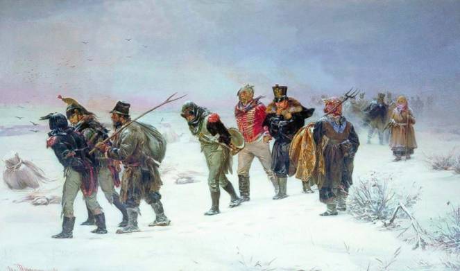 La campagna napoleonica contro la Russia in un dipinto di Illarion Pryanishnikov (wikipedia) 