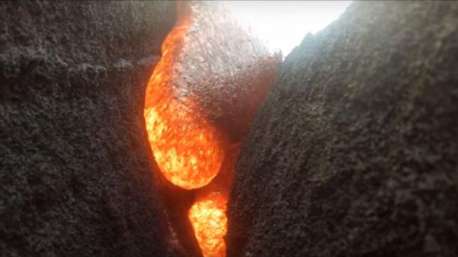 La lava del Kilauea non riesce ad avere la meglio su una telecamera