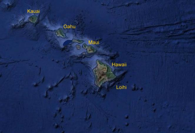La nuova isola dell'arcipelago si chiamerà Loihi